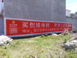 宁陕墙体广告公司全面解决农村墙体广告痛点