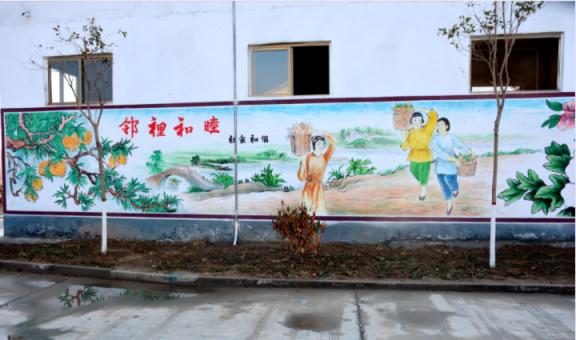 宁陕乡镇文化墙 乡风文明焕发新活力