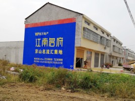 宁陕农村墙体广告在不同形式上面展现的不同特色