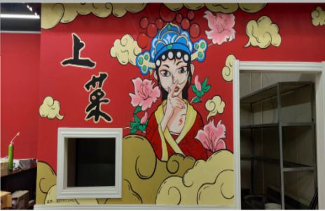 宁陕墙体彩绘的发展和应用