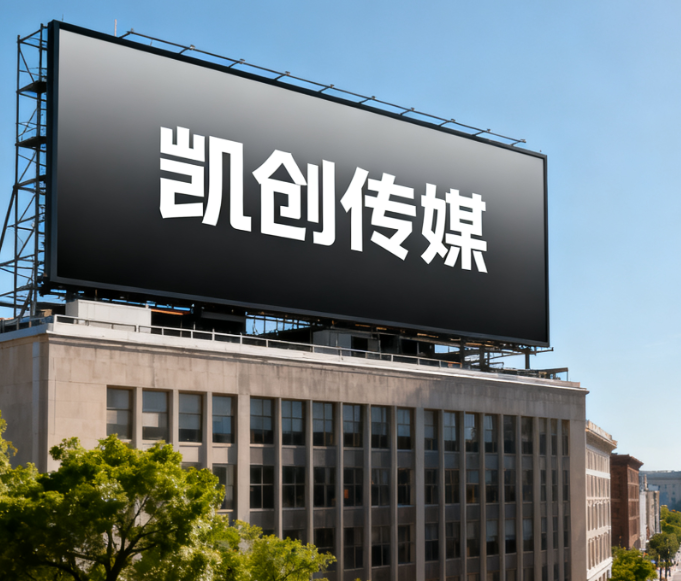 宁陕户外广告牌的设计与制作