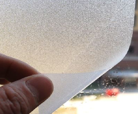 宁陕玻璃门外面粘广告用什么材料好？