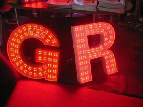 宁陕LED发光字常见的安装误区。